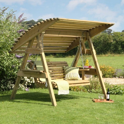 Wooden garden swing - swing, 2