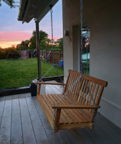 Hanging swing bench - hanging, outdoor