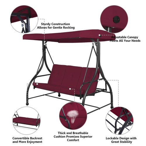 Hammock bench convertible - bench,