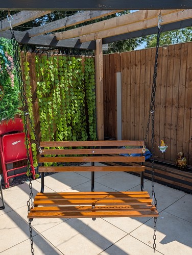 Garden swinging bench hand - swinging,