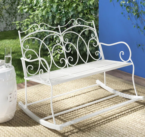 Garden rocking bench - rocking,