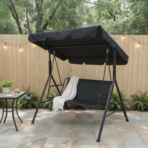 Garden swing bench seater - garden, 3-seater