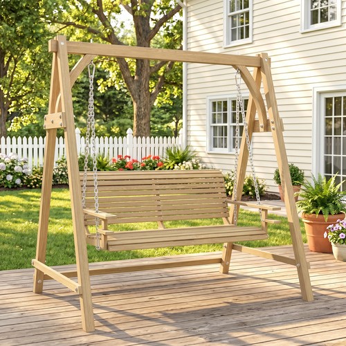 Outsunny seater wooden - 2,