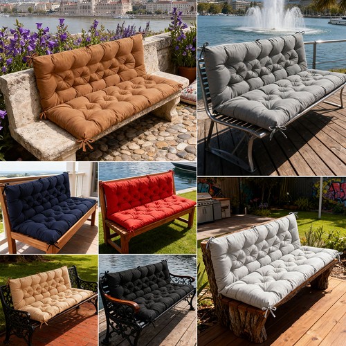 Thick patio garden - patio, bench