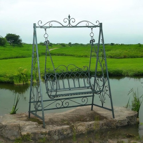 Stylish seater metal swing - 2,
