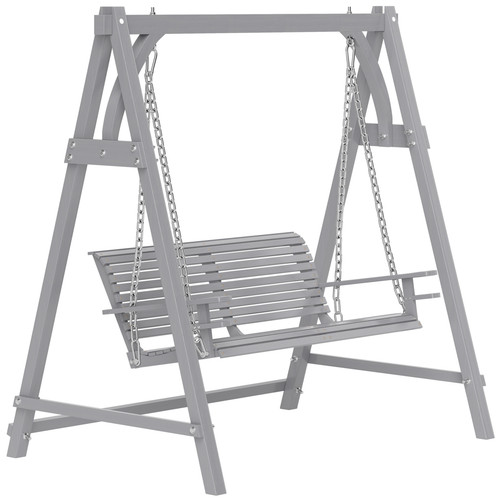 Garden swing seat 180cm grey - seat,