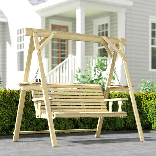 Seater swing bench outdoor - 3,