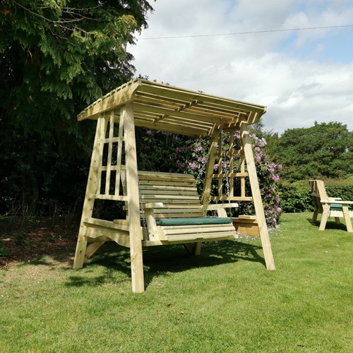 Garden swing seat wooden - garden,