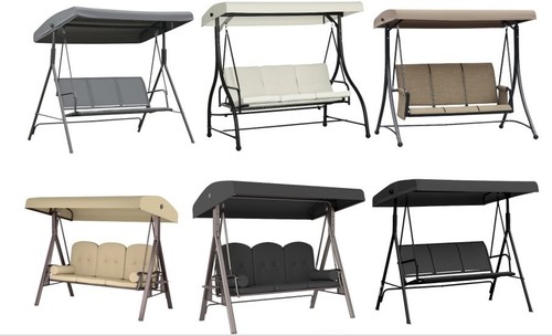 Seater garden swing chair - 3,